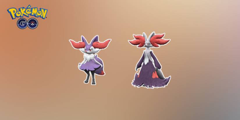 Shiny Braixen and Shiny Delphox in Pokemon GO