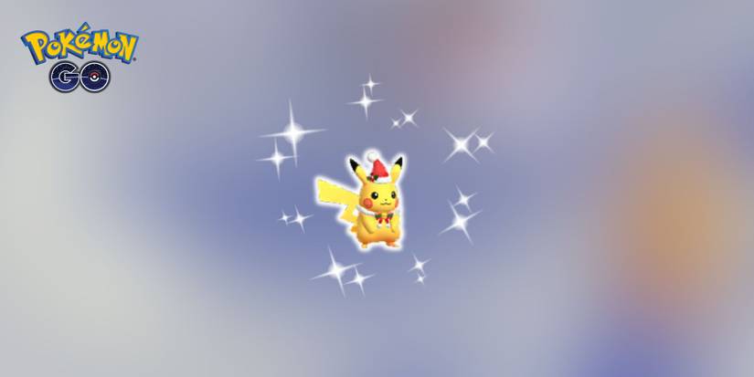 Shiny Holiday Attire Pikachu in Pokemon GO