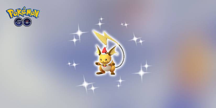 Shiny Holiday Attire Raichu in Pokemon GO