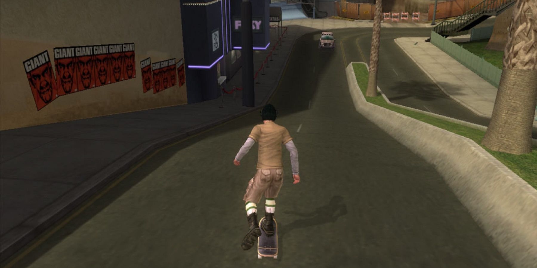 skateboarding in Tony Hawk's American Wasteland