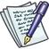 Icon for the writing skill