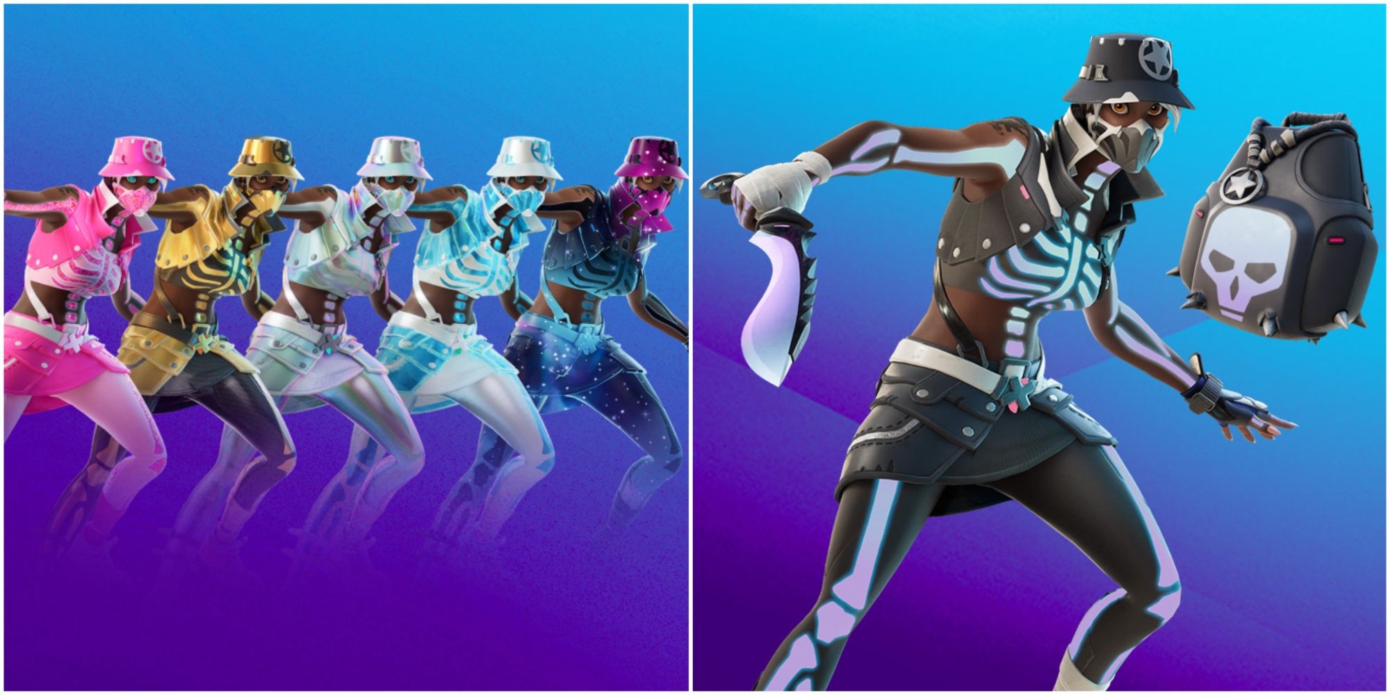 different legacy set styles for skull scout