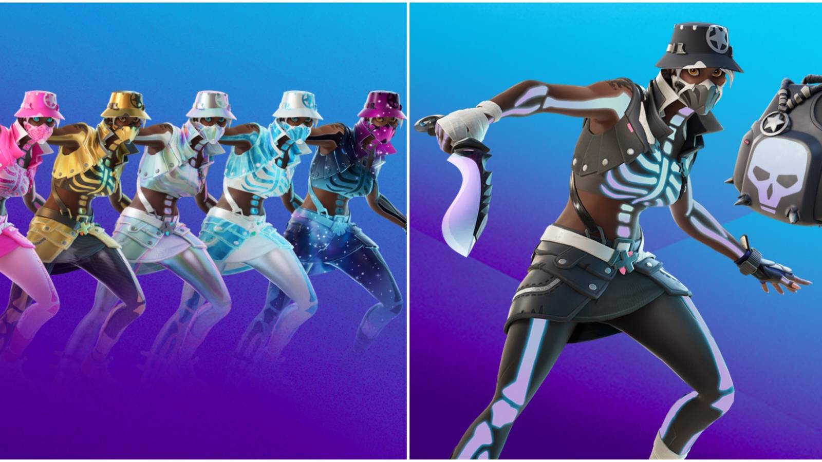 different legacy set styles for skull scout