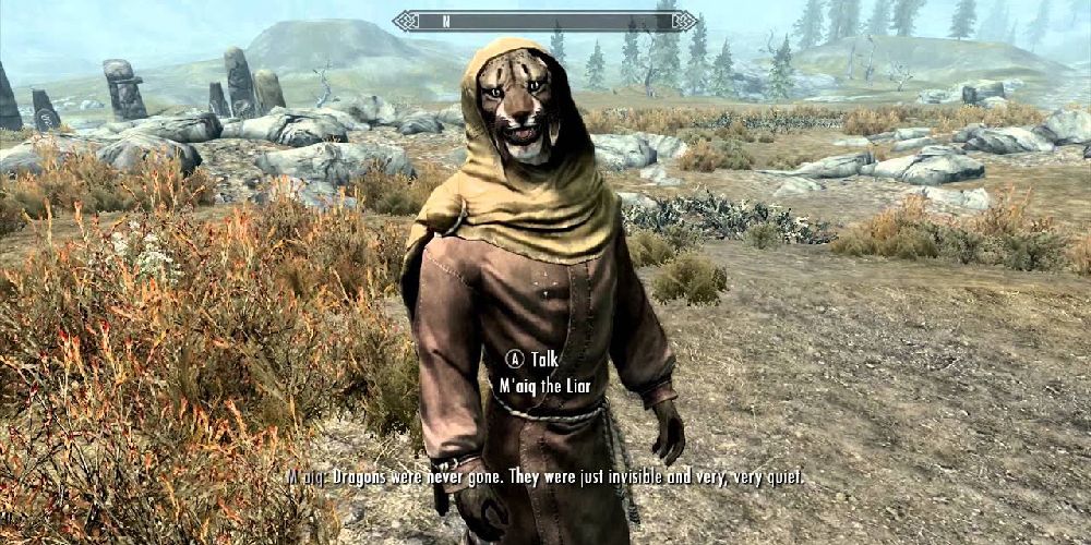 Skyrim M'aiaq lying to the player