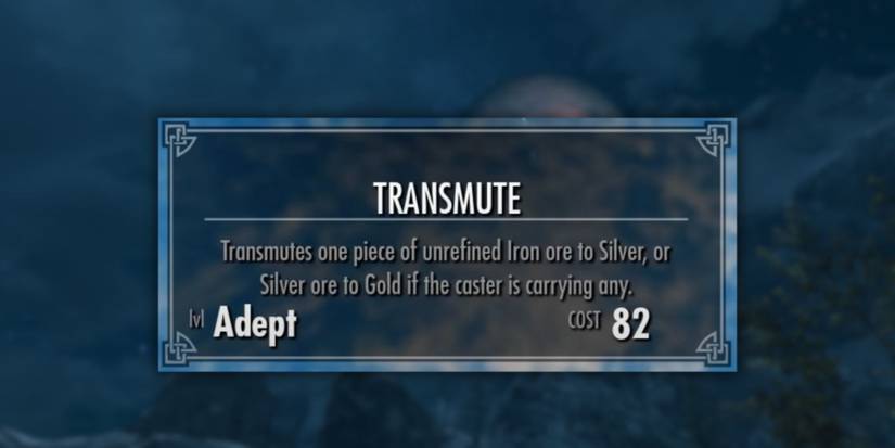 Transmute Spell in Skyrim