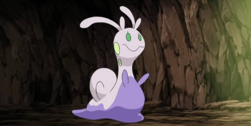 Sliggoo In A Cave In The Pokemon Anime