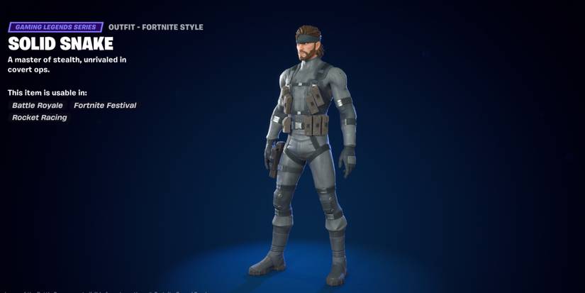 solid snake battle pass page