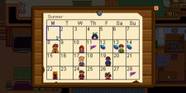 Summer Calendar Stardew Aggy Lonnie