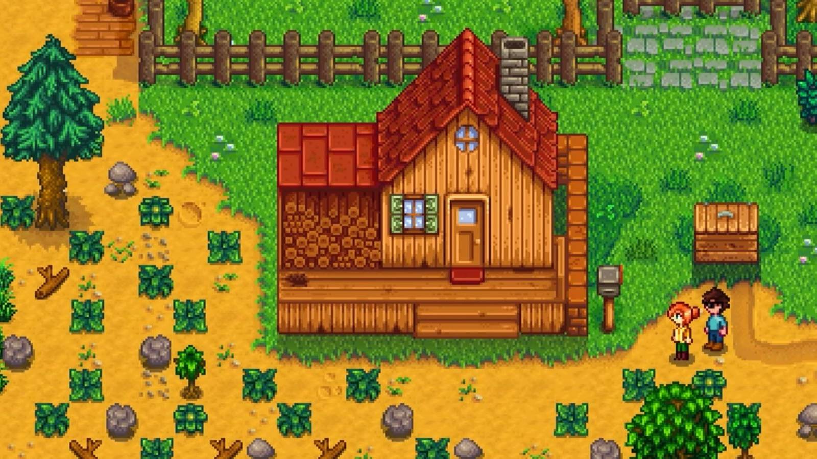 The Stardew Valley farmhouse