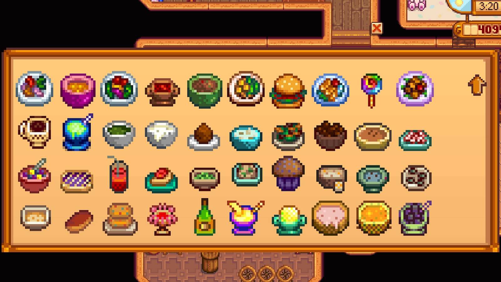 Stardew Valley Food Recipes