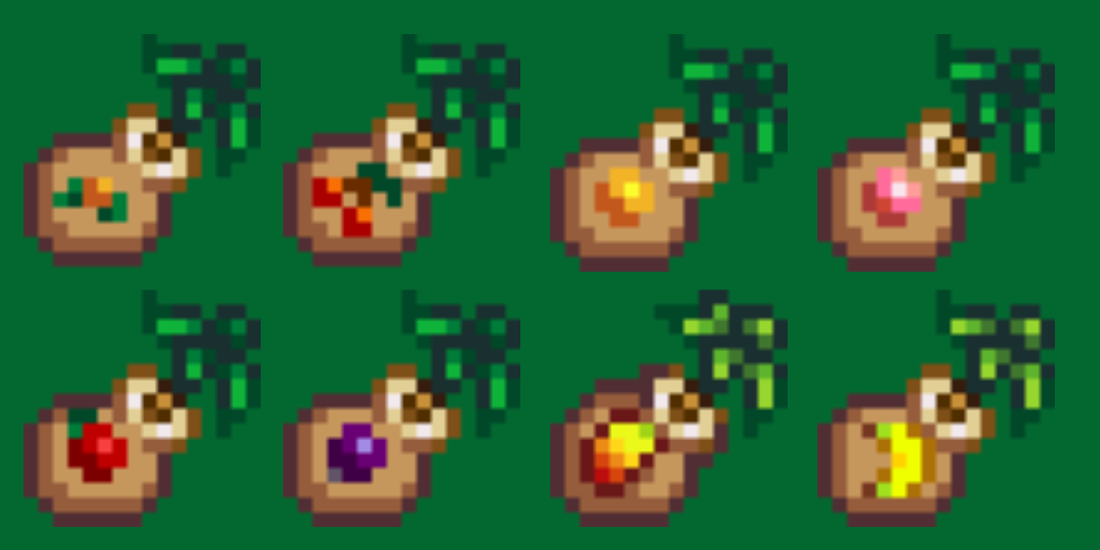 The Different Fruit Tree Saplings in Stardew Valley