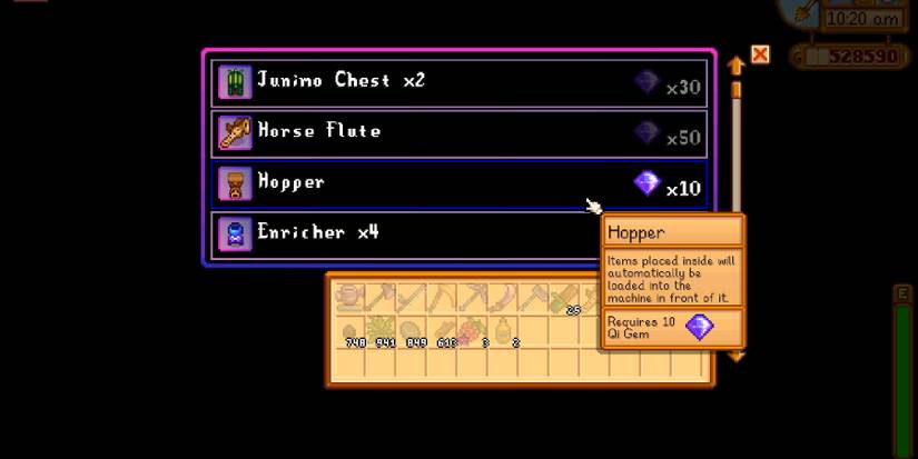 Stardew Valley Hopper Purchase