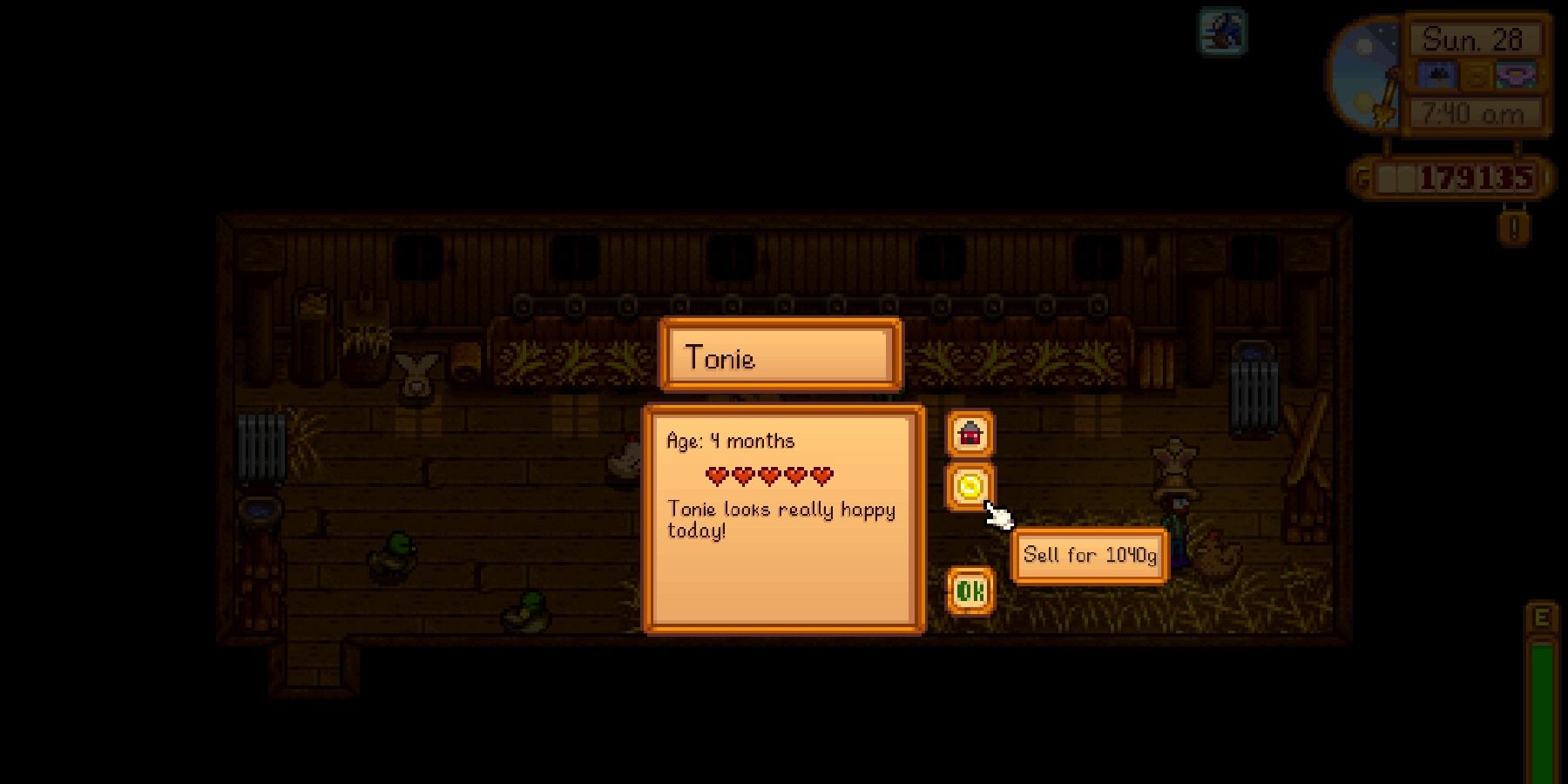 Stardew Valley Sell Animal Price