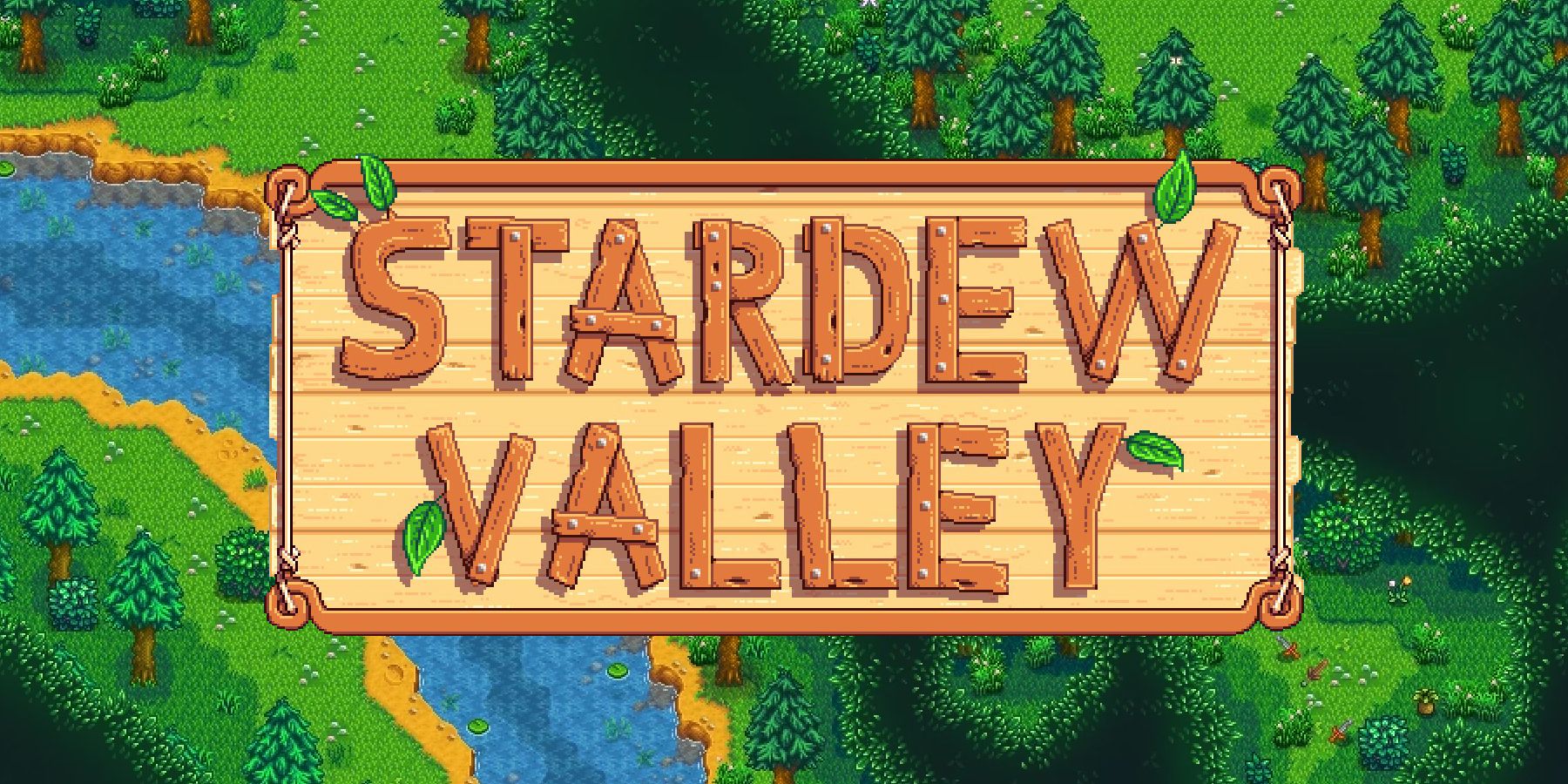 stardew valley forest torch behind trees useful trick