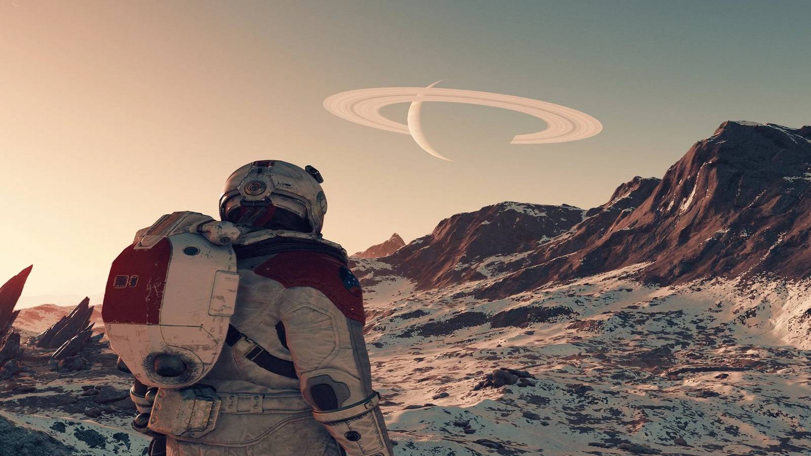 a starfield player on a moon