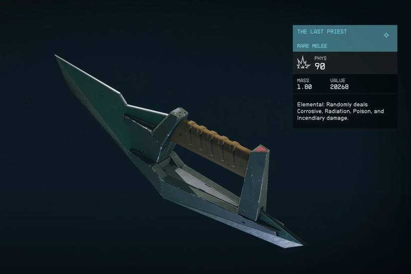 Starfield Unique Melee Weapon The Last Priest