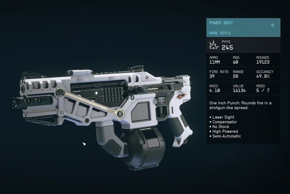 Starfield Unique Rifles Tier List
