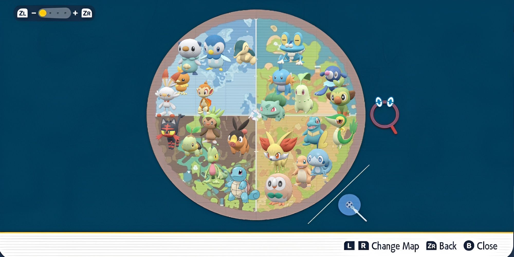 starter pokemon locations terarium indigo disk dlc map