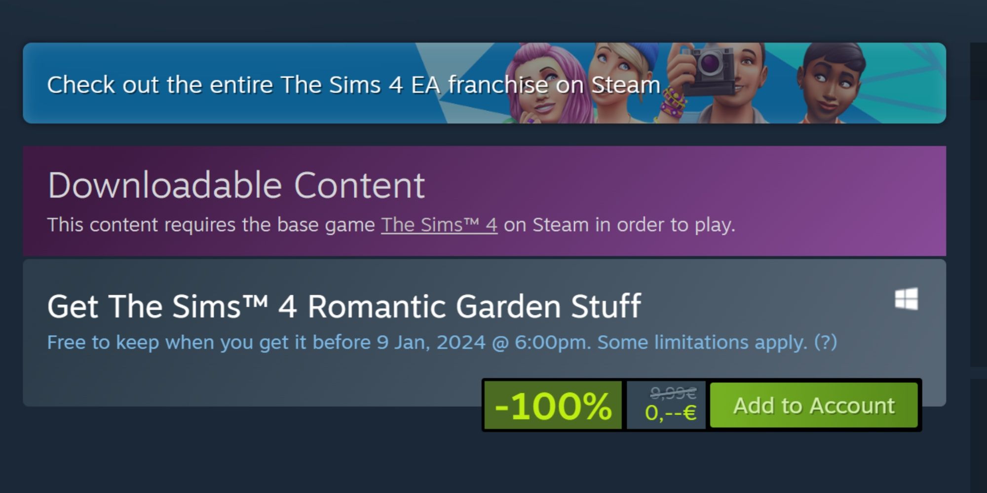 The Sims 4: How to Get Romantic Garden Stuff Pack for Free