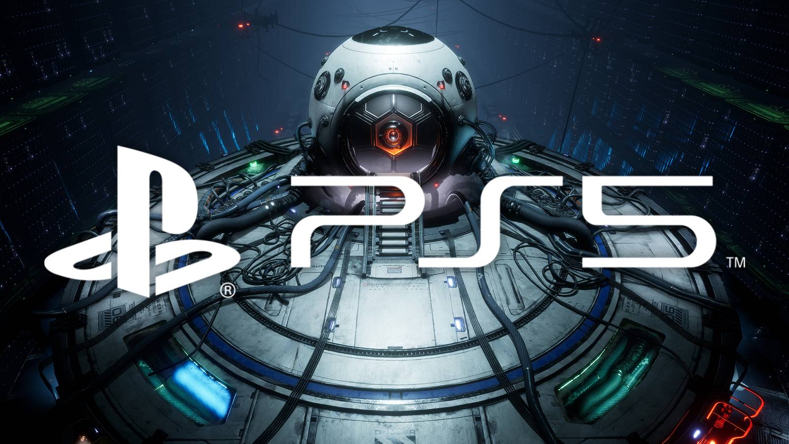 stellar blade circular chamber with ps5 logo