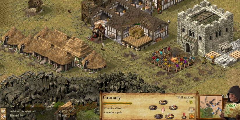 Granary located near the keep and bakeries