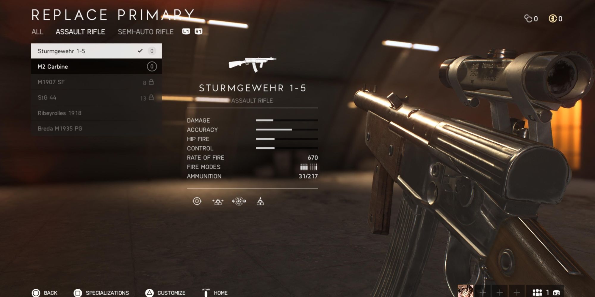 Sturmgewehr 1-5 in Battlefield 5