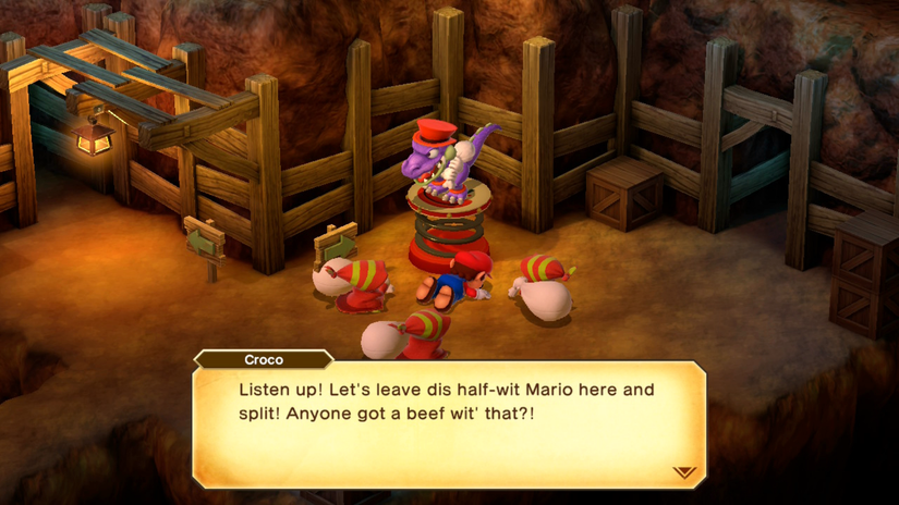 Super Mario RPG Mole Mines Croco