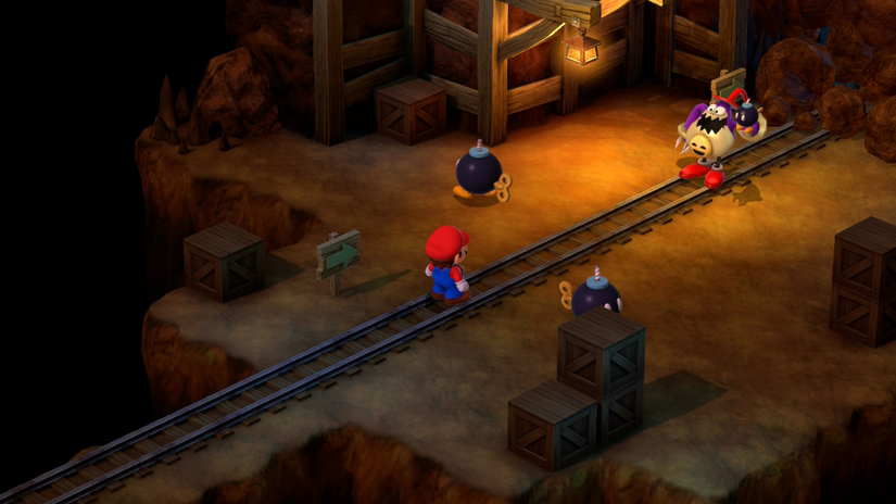 Super Mario RPG Mole Mines Punchinello