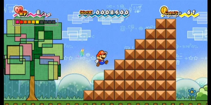 Gameplay screenshot from Super paper mario 
