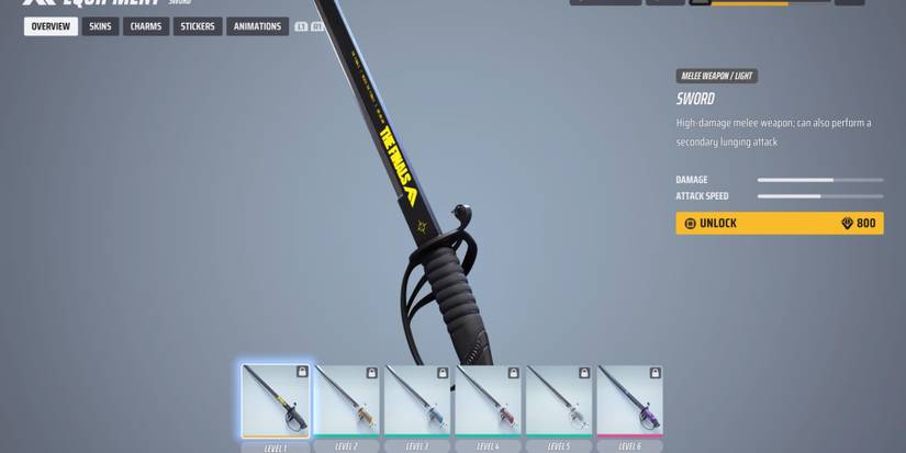 Best Light Weapons in The Finals - Sword