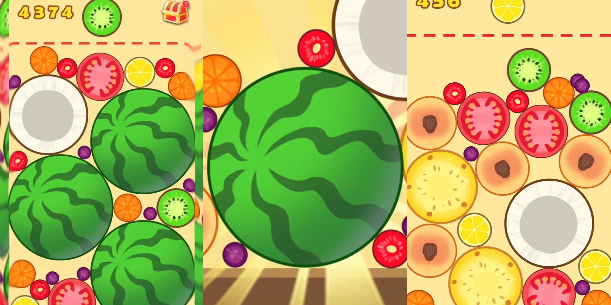 jogo suika original de melancia sintética lançado anteriormente