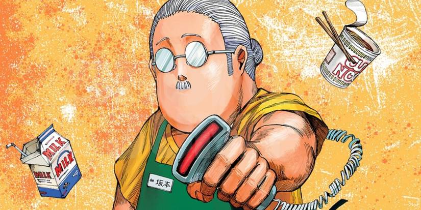 Sakamoto Days Taro Sakamoto ready to fight with his scanner