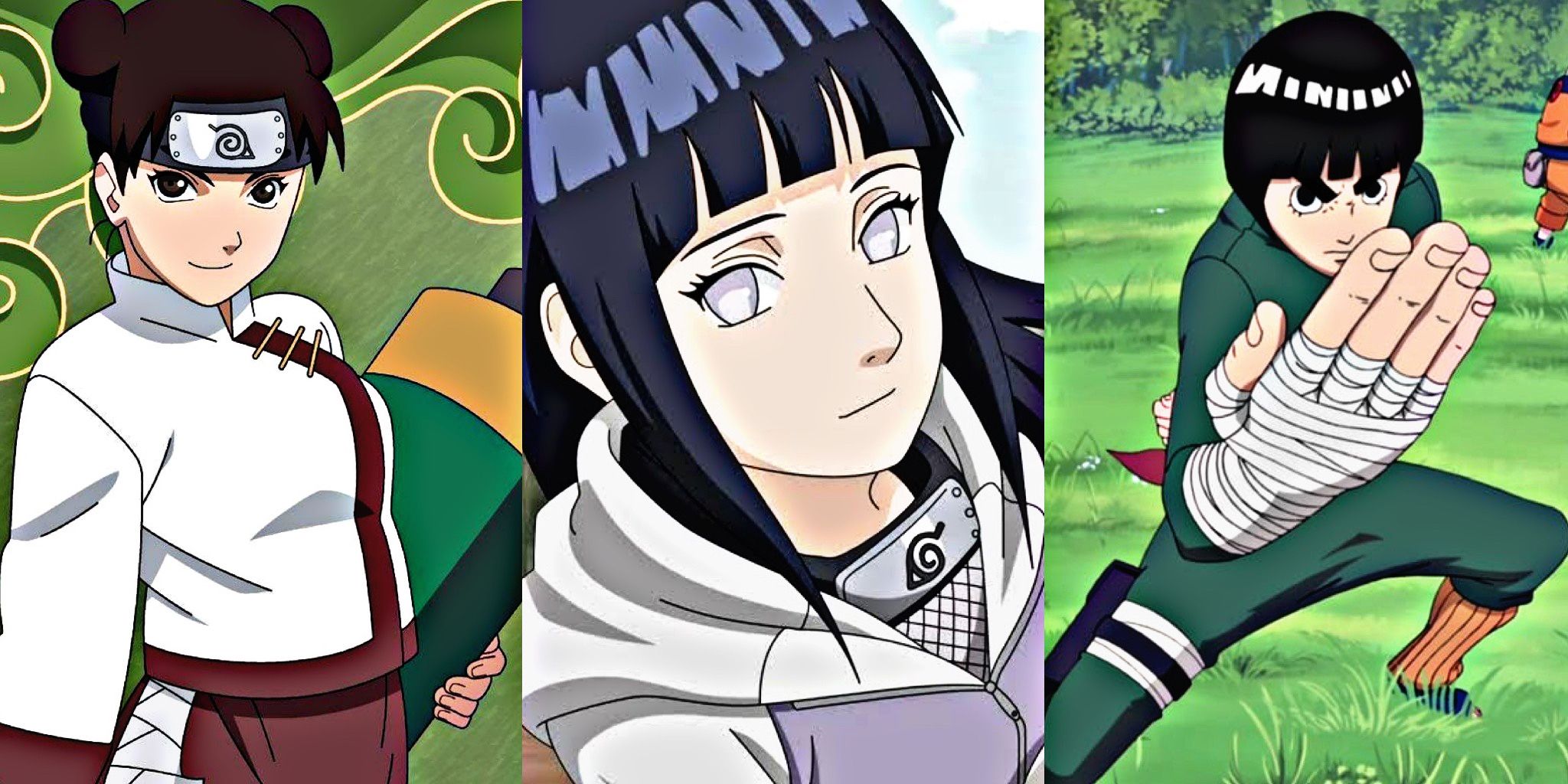 tenten hinata rock lee naruto