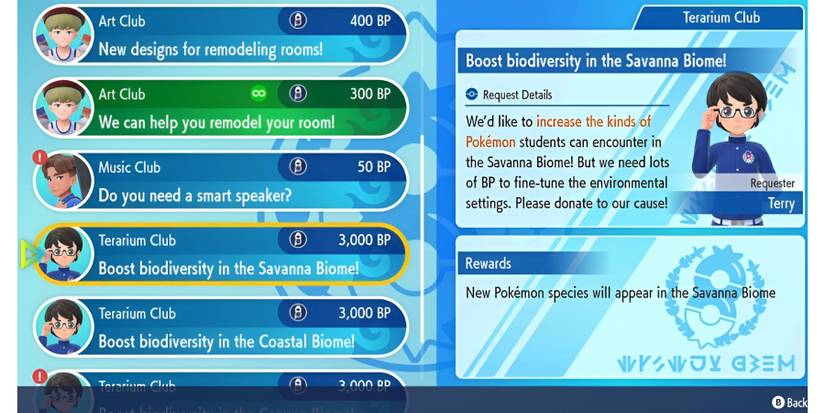 terarium club pokemon support board league room indigo disk (1)