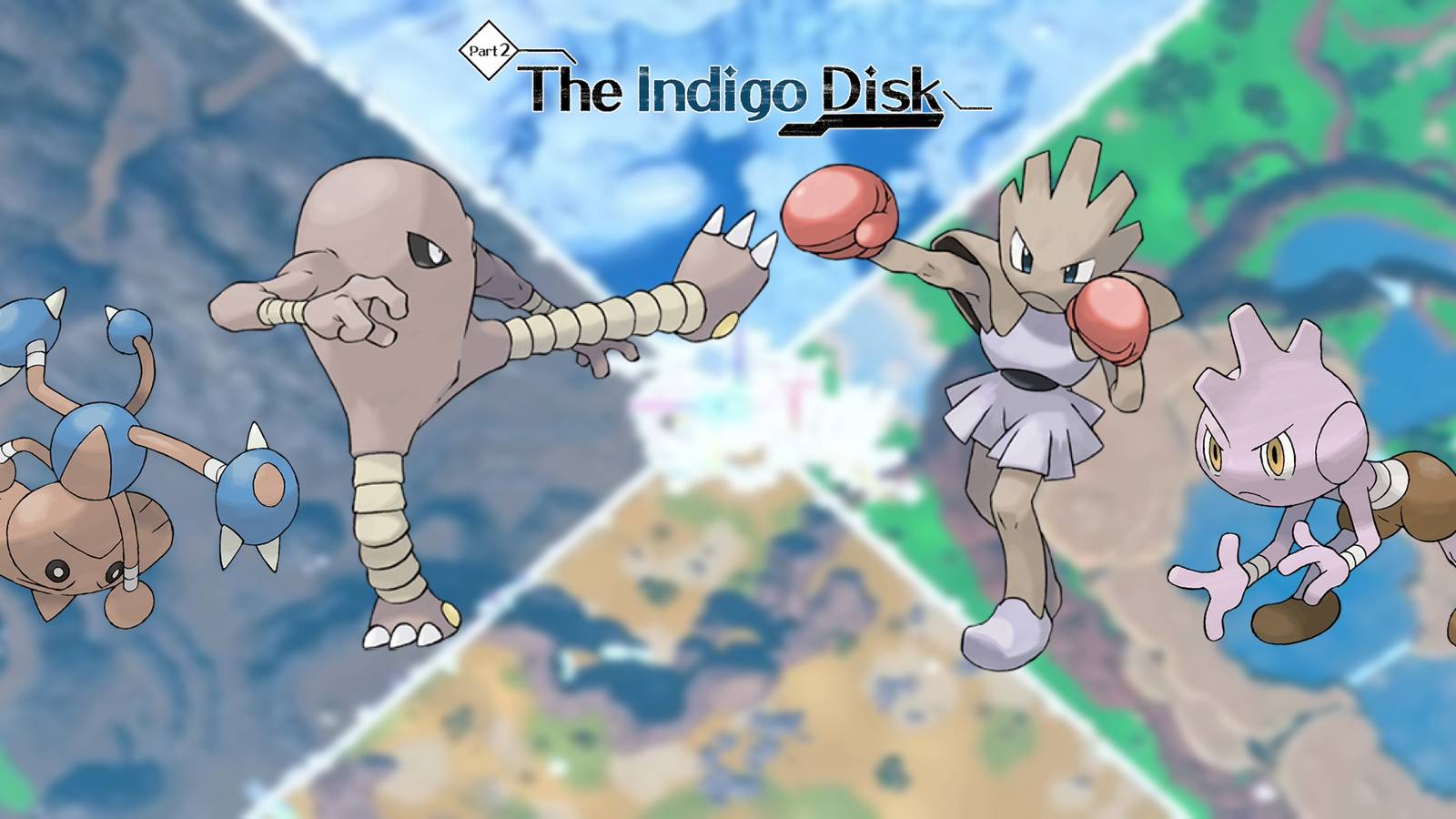 terarium indigo disk dlc pokemon hitmonlee tyrogue hitmonchan hitmontop