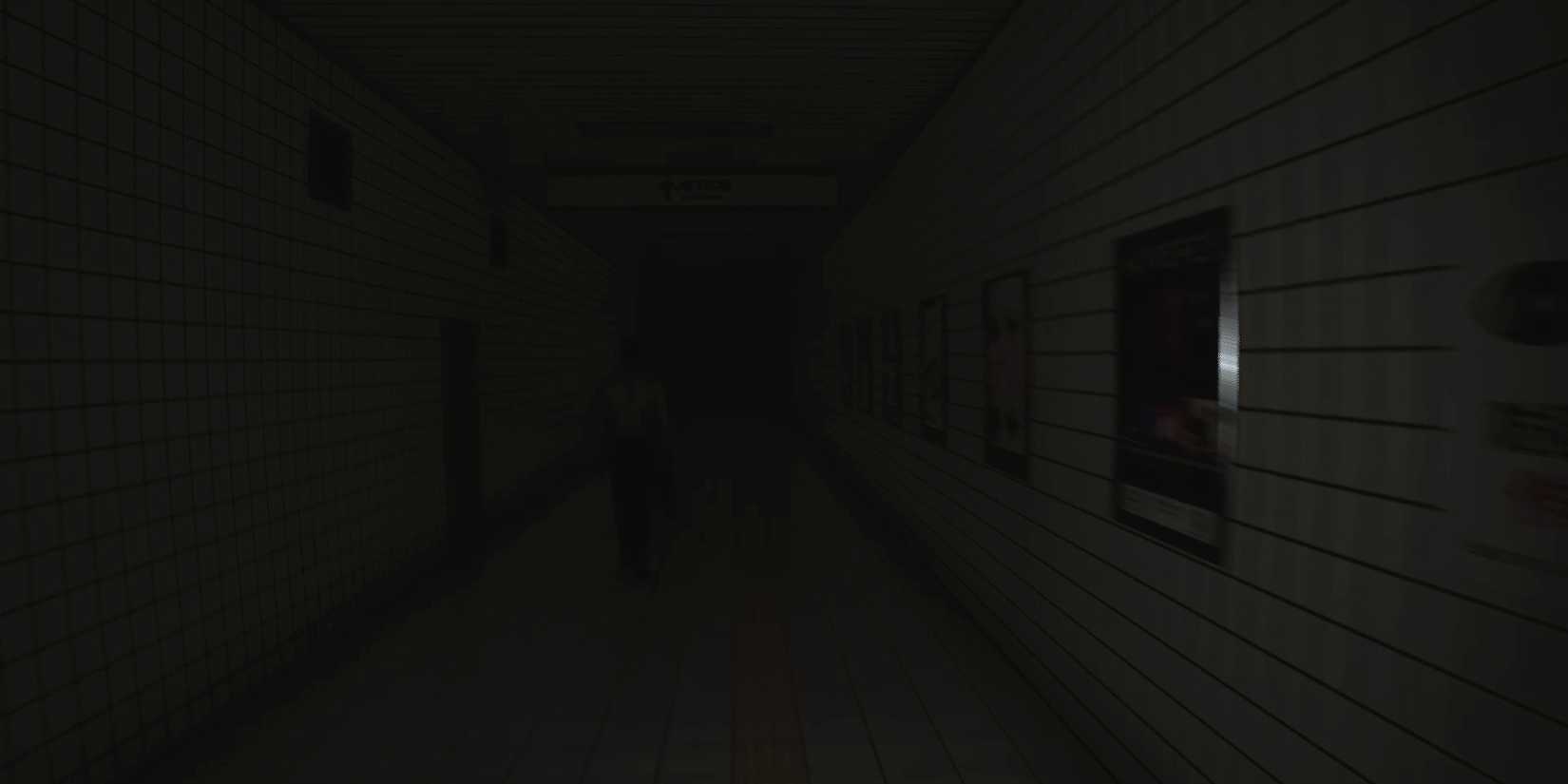 Image of the lights turned off in The Exit 8