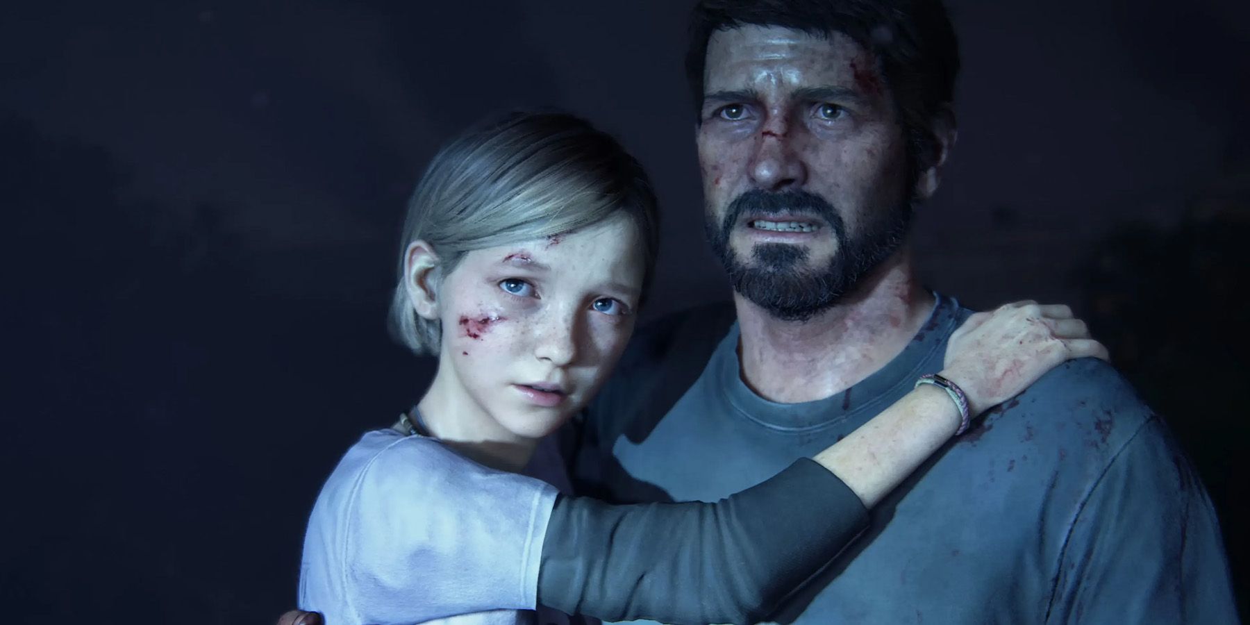 The Last of Us Part 1 intro Joel and daughter