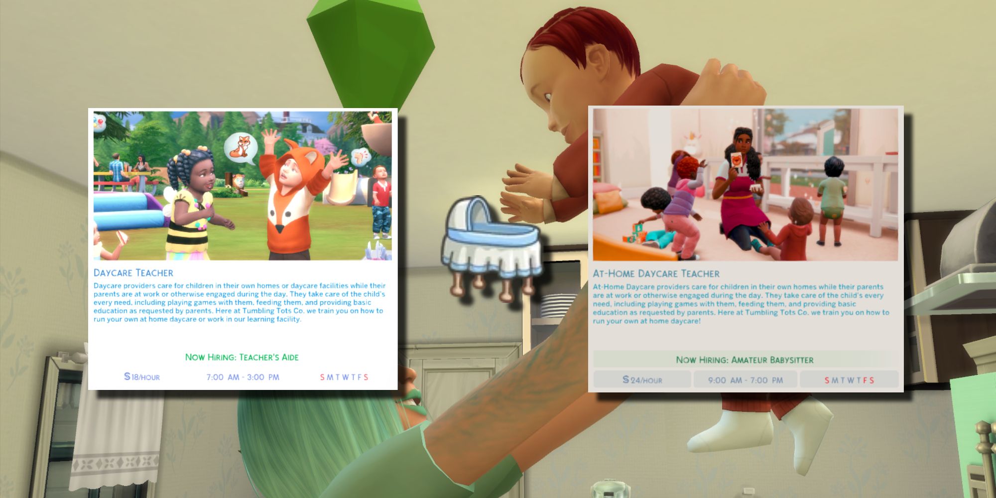 Make a career out of caring for children with the Active Daycare Career Mod