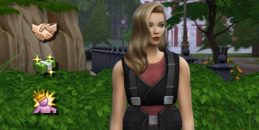 This Sim from District One has the traits outgoing, materialistic, and self-absorbed