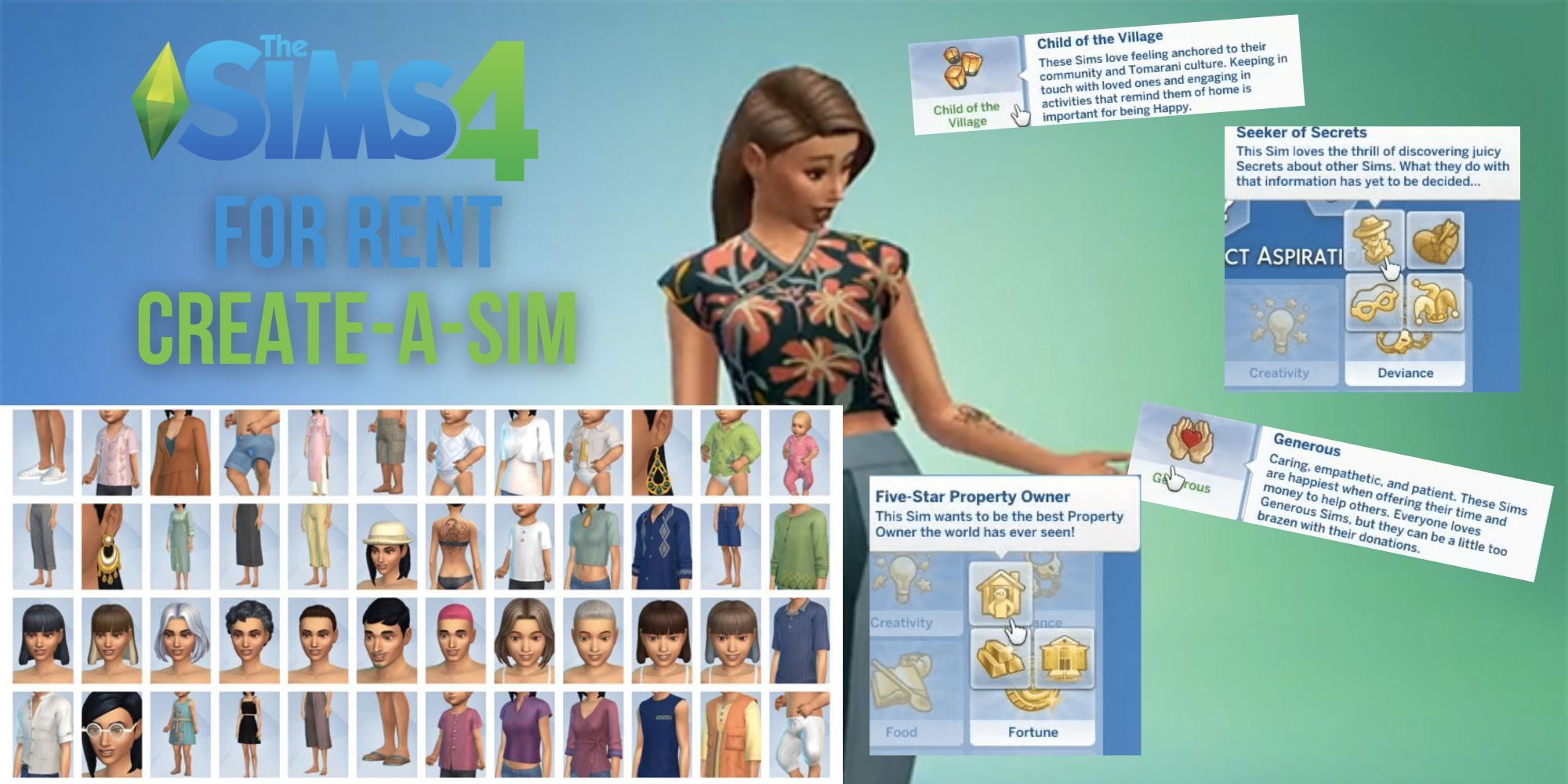 The Sims 4 For Rent CAS Guide