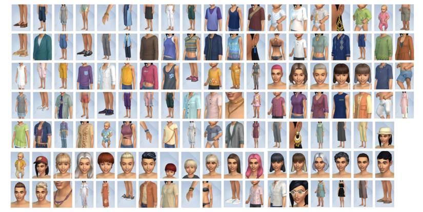 The Sims 4 For Rent CAS Items