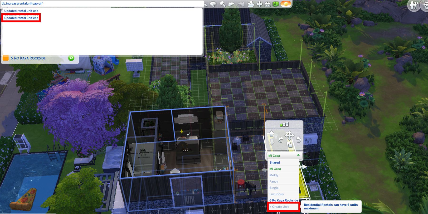 the sims 4 for rent cheats