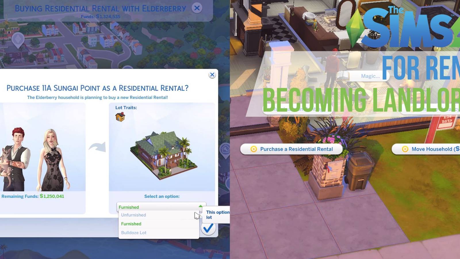 The Sims 4 For Rent How to Become a Landlord