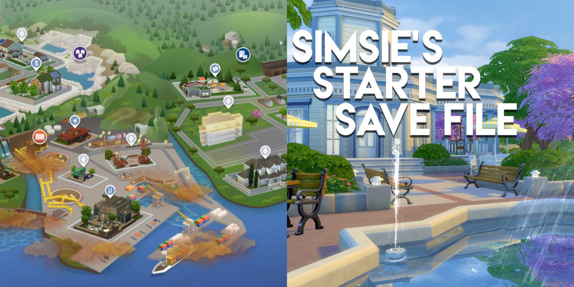 The Simsie Starter Save File by Lilsimsie for The Sims 4