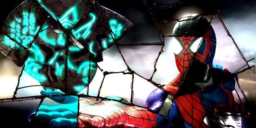 The Spider-Men in Spider-Man: Shattered Dimensions