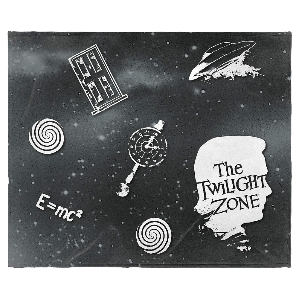 The Twilight Zone Super Soft and Cuddly Plush Fleece Throw Blanket