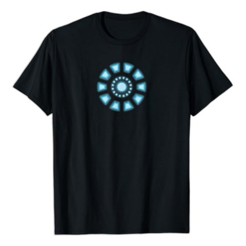 Iron Man Arc Reactor Shirt  fro cosplay, with high quality pring inspired by the Marvel character.