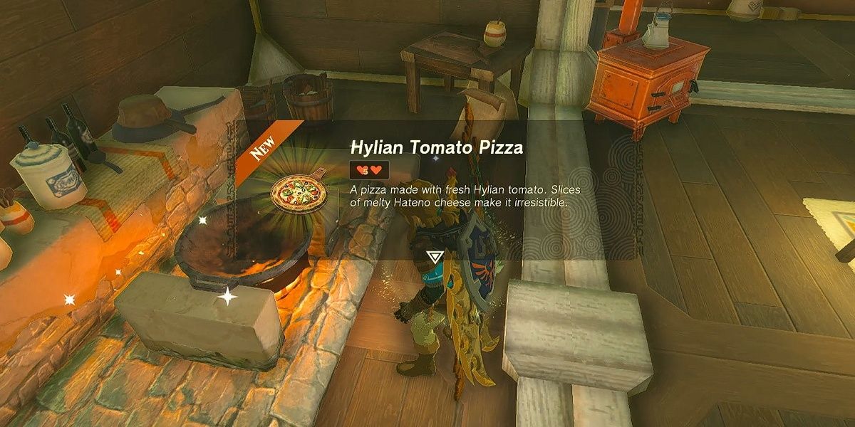 TOTK Best Health Food- Hylian Tomato Pizza
