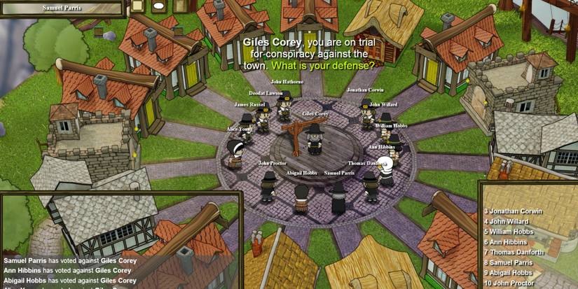 Town of Salem 1 werewolf like social deduction game player voting secret roles