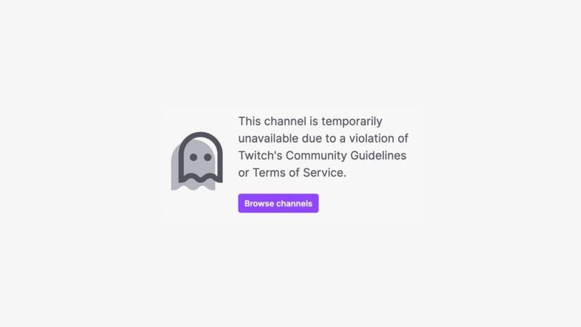 Twitch Account Violation